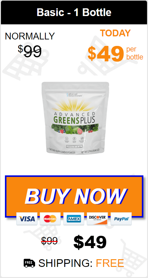 Buy Advanced Greens Plus 1 Bottle